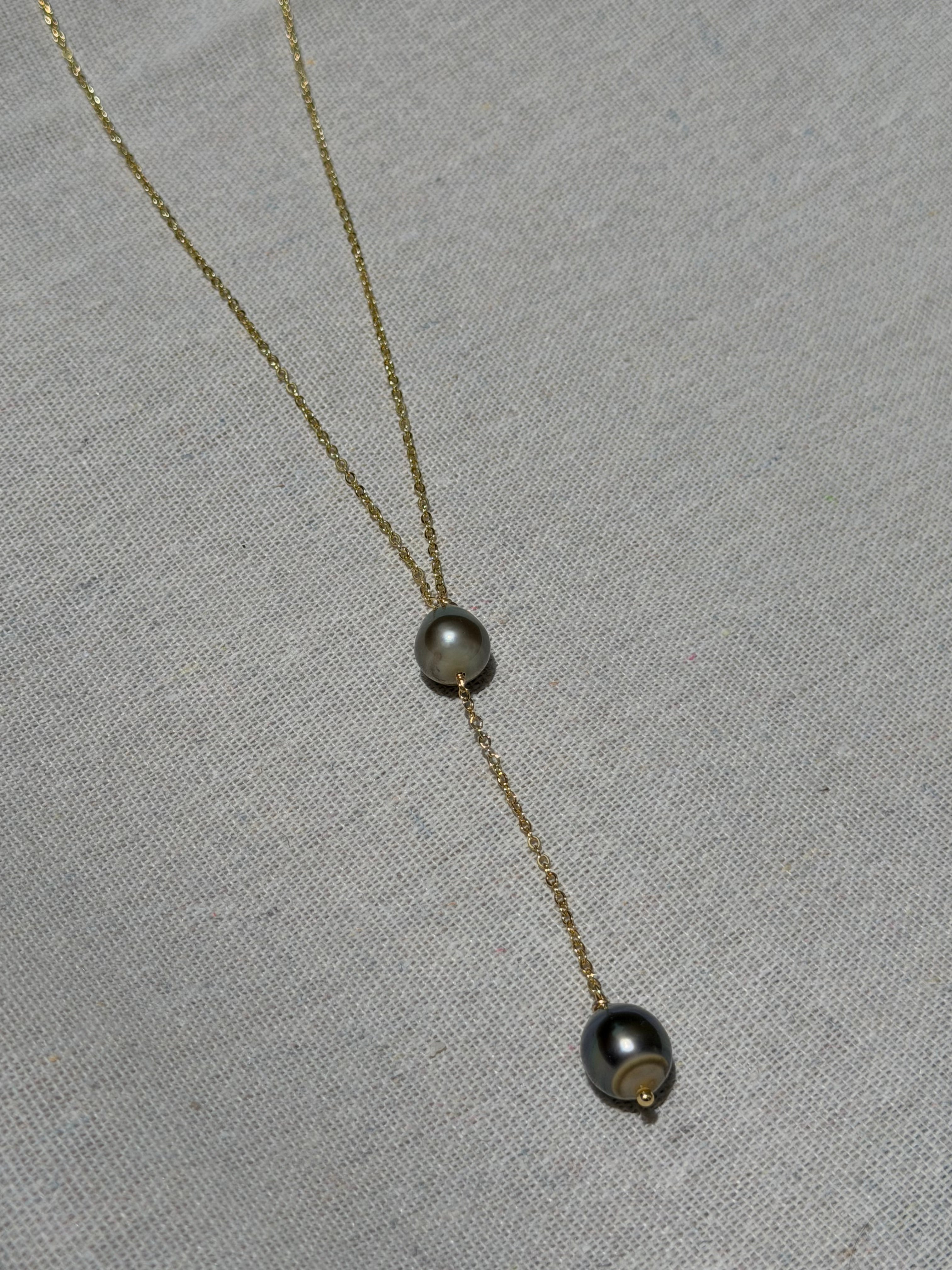 2x Tahitian Pearl Necklace