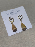 Cone Shell Huggie Earrings