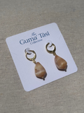Cone Shell Huggie Earrings