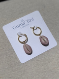 Porous Cowrie Earrings