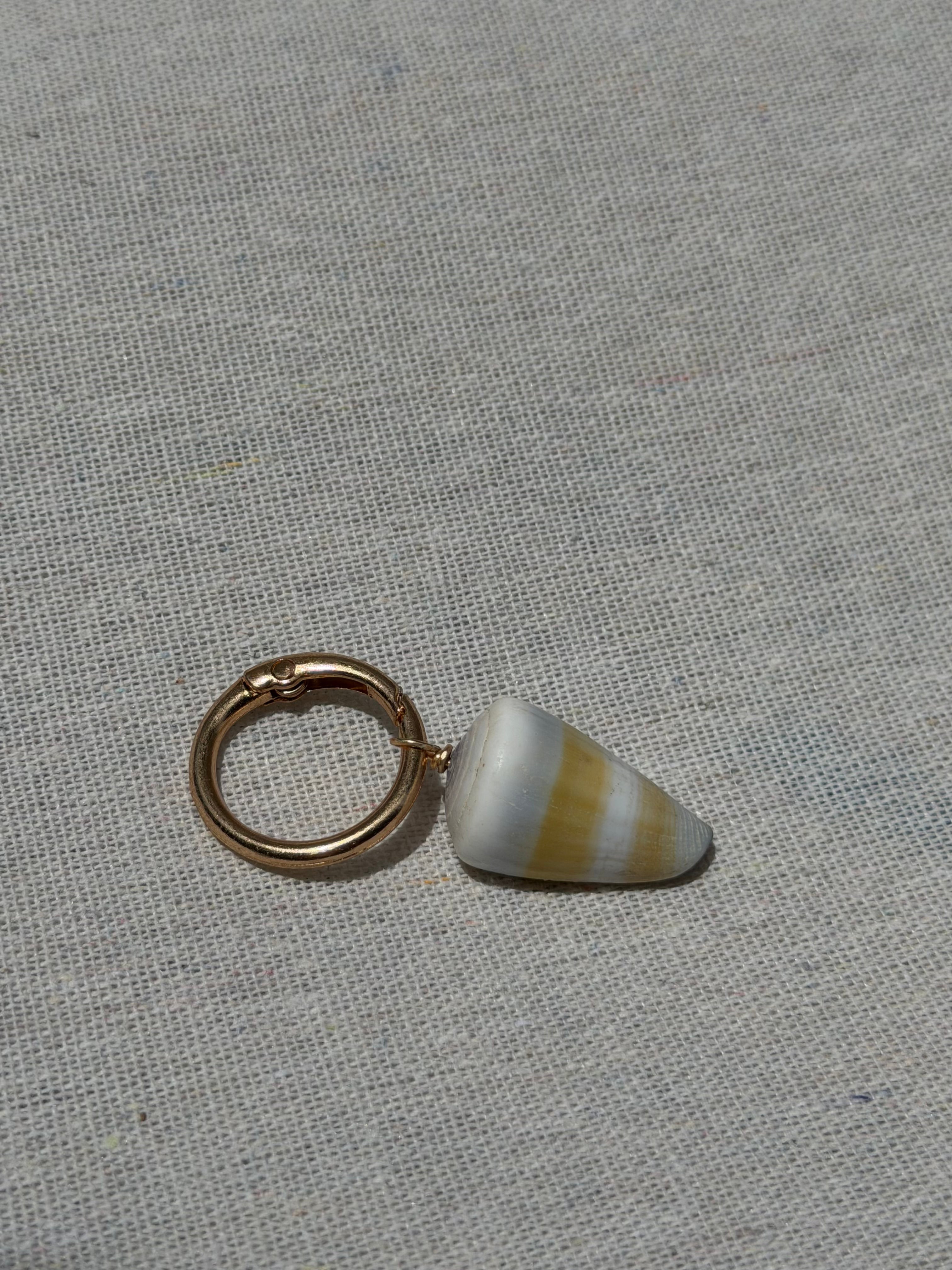 Cone Shell Bag Charm