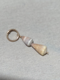 2x Cone Shell Bag Charm