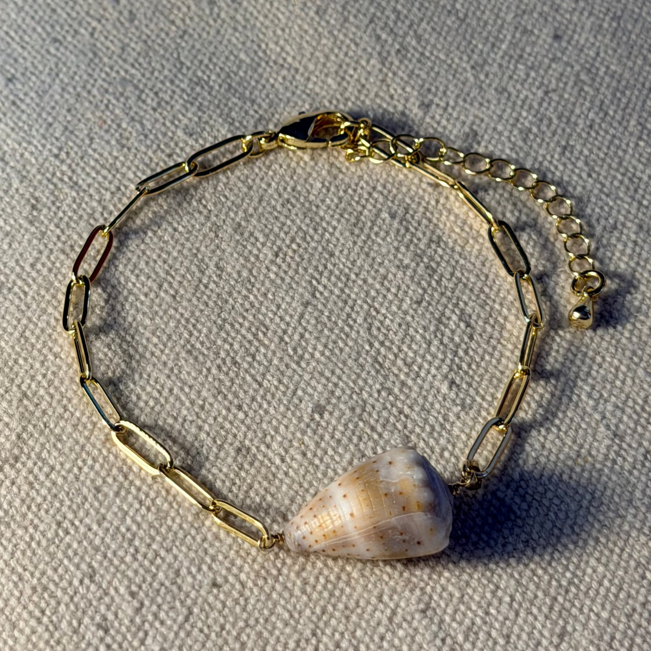 Abbreviated Cone Shell Bracelet