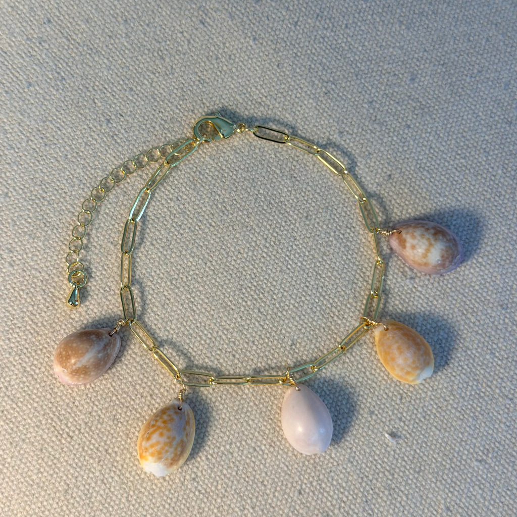 Cowrie Charm Bracelet